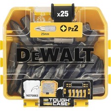 DeWalt PZ2 Screwdriver Bits 25 Piece Pack 25mm Pozi for Impact Drivers Drill