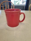 Fiestaware D Handle Coffee Mug Scarlet Red Fiesta HLC USA  Contemporary Round
