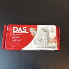 DAS Air-Hardening Modelling Clay White 1kg (2.2 lb) – Made in Italy – New Sealed