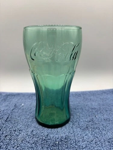 Coca-Cola Vintage Clear Green 16oz Glass