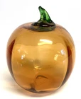 Hand Blown Blenko 5” Glass Pumpkin