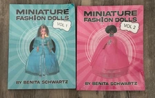 Damaged Copy Miniature Fashion Dolls Book Vol 1 & Vol 2 Dawn Pippa & More