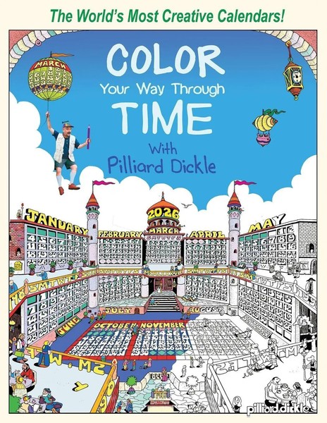 Color Your Way Through Time Pilliard Dickle Taschenbuch Englisch 2016-image