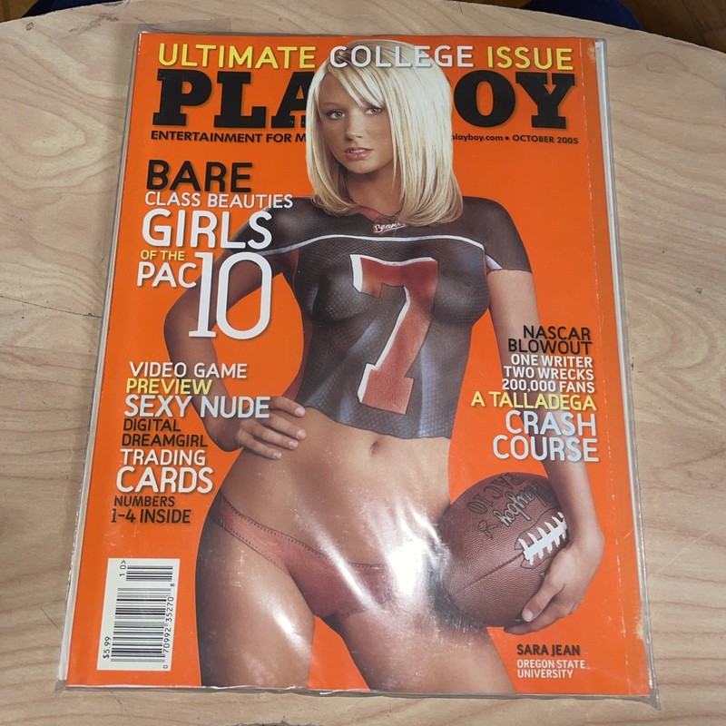 Vintage October 2005 Playboy Ultimate College Issue Girls Of The PAC 10 w/cf