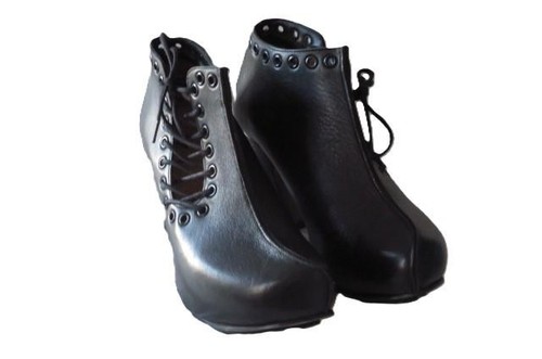 Neu John Fluevog Prepare Venturous Leder Plateau Stiefel Schuhe 7,5 - Bild 2 von 4