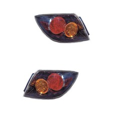 Rückleuchten Heckleuchten Set links & rechts schwarz für Mazda 3 BK