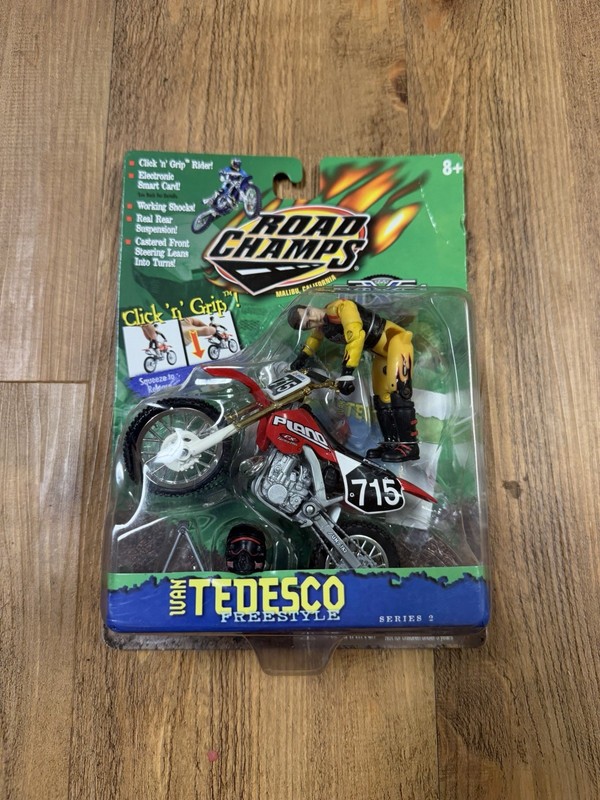 Road Champs MXS Series 2 Freestyle Ivan Tedesco Jakks Pacific 2000 Dirt Bike
