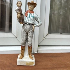 Lionstone Tom Thumb Cowboy Circus Sideshow Figure Decanter Bottle Figurine Rare
