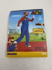 Super Mario Brothers Mario Child Costume Size Large 10-12 No Mustache H1