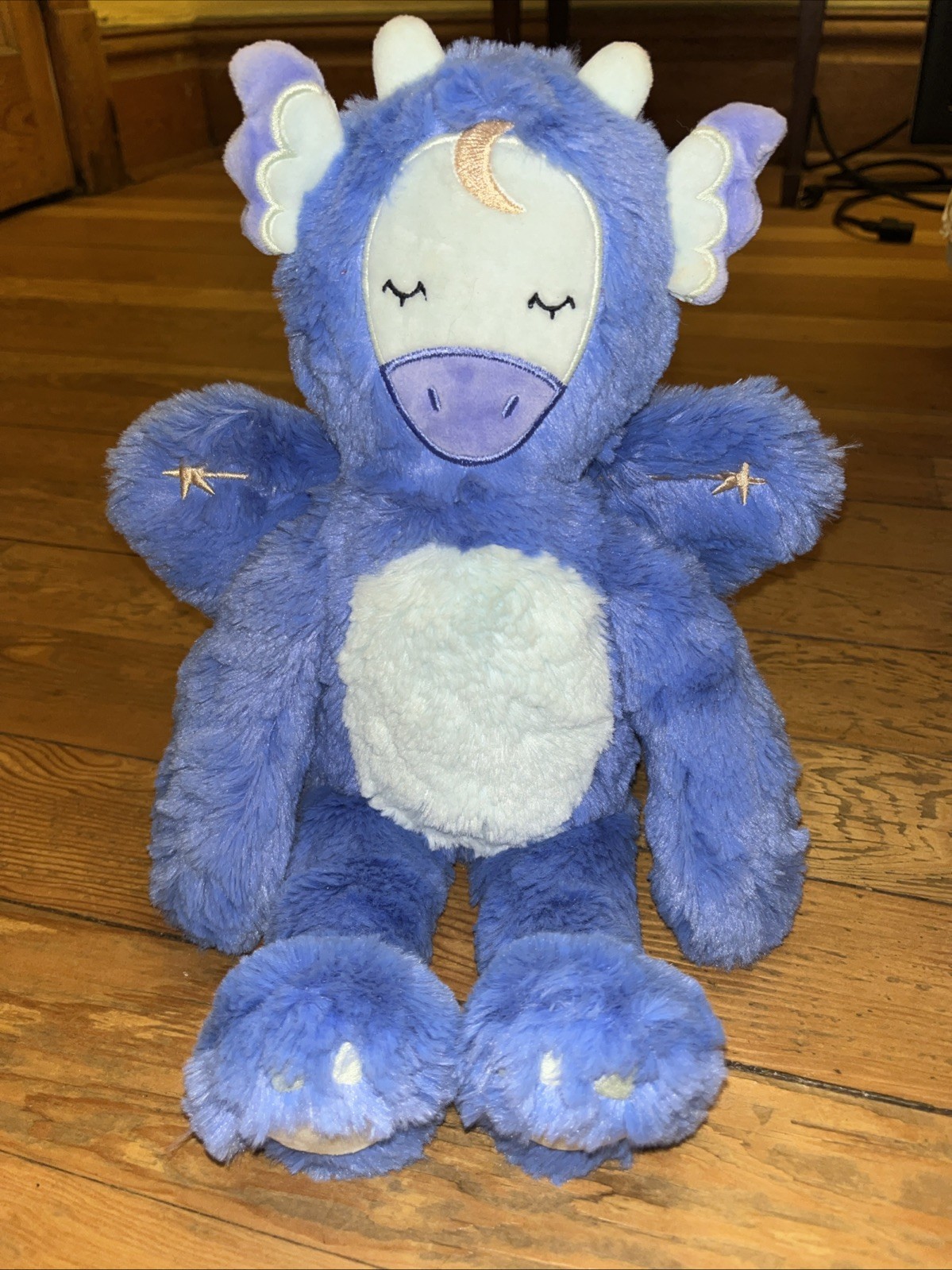 Slumberkins Blue Dragon Kin Stuffed Plush Animal Lovey Toy