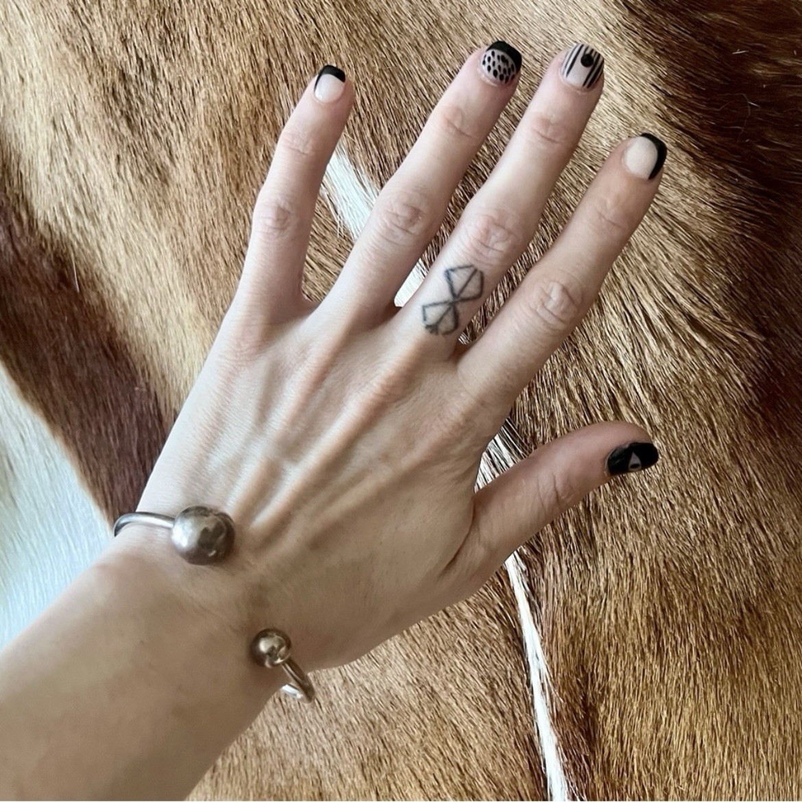 Silpada Silver Tone Adjustable Cuff Bracelet with… - image 4