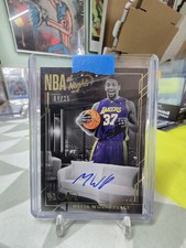 Metta World Peace 2024-25 Panini Noir NBA At Night Auto /25 #NBA-MWP Lakers
