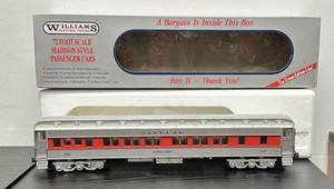 Williams O Gauge Santa Fe Super Chief #2544 Madison Style Passenger Coach w/ Box