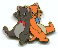Disney Pins Aristocats Berlioz & Toulouse Dancing Rare Booster Pin Disney Cats