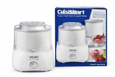 Cuisinart CIM-20SA2 Ice Cream Maker 1.5 Qt w/ Bonus 2nd Freezer Bowl Complete