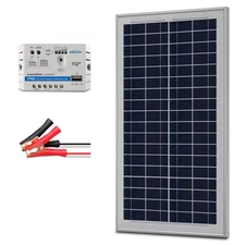 Solar Charge Kit 35W 5A 12V  for RV, Boats, Camping Polycrystalline Solar Panel