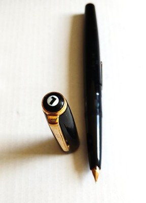 Vintage Lamy 99 36 Kolbenfüller mit Goldfeder 585 mit Schreib-Probe