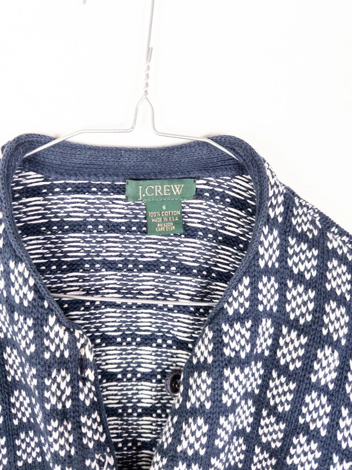 Cárdigan de Colección J Crew para Mujer S Algodón Isla Justa Tejido con Botones Hecho en EE. UU. Algodón Foto 4 de 4