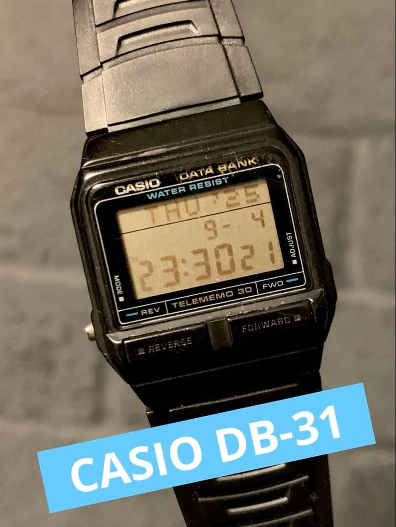 Data Rare Digital DB31 Bank Japan Wristwatch Vintage Casio 2024 Model - vintagewatches.pk