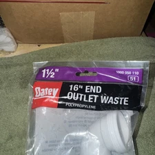 Oatey Co. 16” end outlet waste 1.5” Polypropylene New Sealed