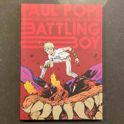 Battling Boy Graphic Novel Hardcover by Paul Pope - First Second 2013 (Color)