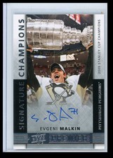 2014-15 Upper Deck Premier Signature Champions Auto Evgeni Malkin Auto 10/25