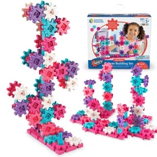 Learning Resources Gears! Gears! Gears! Deluxe Building Set Pink - 100 Pieces,