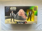Star Wars, The Power Of The Force, Jabba The Hutt & Han Solo 1997 MIB New Sealed