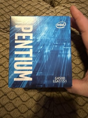 Intel Boxed Pentium Processor G4500 FC-LGA14C 3.5 1 LGA 1151 BX80662G4500 NIB