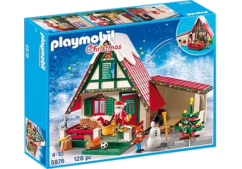 PLAYMOBIL #5976 Santa's Home RETIRED Set!