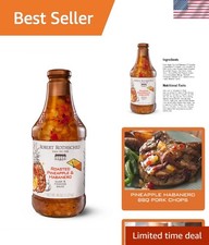 Gourmet Roasted Pineapple  Habanero Sauce   Versatile 40 Oz Marinade  Dip