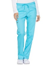 Dickies Essence Straight Leg Drawstring Pant, DK106, Size:M, Turquoise