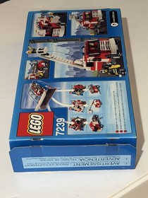 LEGO City 7239 Fire Truck 2005 Retired ~ NIB (OPEN BOX) SEALED BAGS  ~ 214 pcs