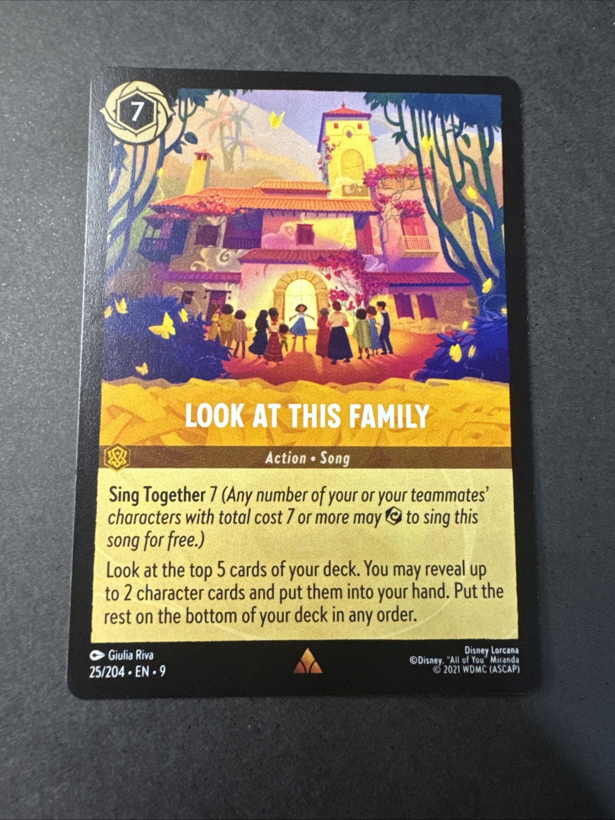 Look at This Family Rare 25/204 Lorcana Fabled NM