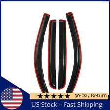 Window Visor For 2016-2022 Toyota Tacoma Deflector 4PCS In-Channel In Channel