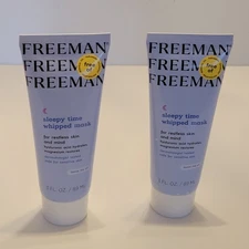 Freeman Sleepy Time Whipped Facial Mask 3oz ea Pack of 2 SEALED