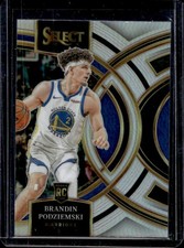 2023-24 Panini Select Brandin Podziemski RC Silver Prizm Premier Level #104
