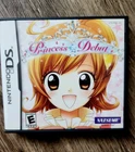 Princess Debut Nintendo DS 2008 Game with Case and Manual