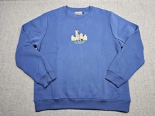 Winthrop University Sweatshirt Womens Large Blue Crewneck Pullover Embroidered