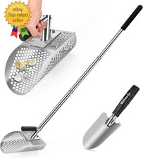 Long Handle Sand Scoop with Shovel for Metal Detecting, Metal Detector at Beach,