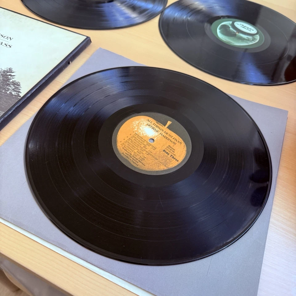 GEORGE HARRISON All Things Must Pass 🍏 Original 1970 US Press 3XLP boxset! Foto 2 de 4