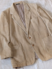 Jaguar 4/40 Vintage 70s Men's Tan Corduroy Blazer Classic Americana Preppy 46R
