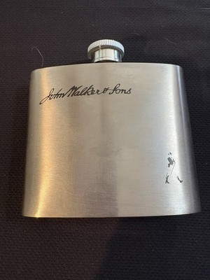 John Walker And Sons 5oz Stainless Flask 3.75 In X 3.75 In