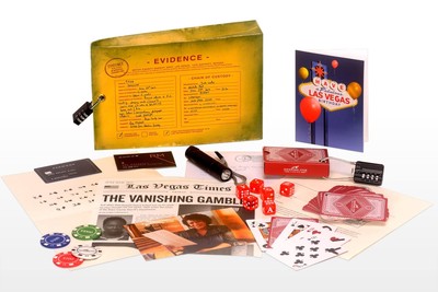 The Mystery Agency Vanishing Gambler : Solve and Escape Room Puzzle in a Box   2