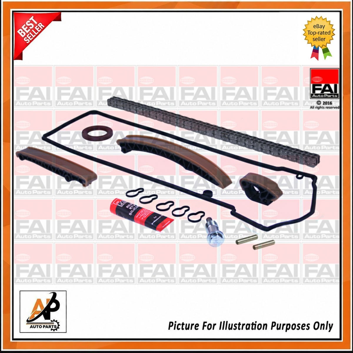 TIMING CHAIN KIT FOR MERCEDES-BENZ 2.7 OM 612.961 OM 612.962 DIESEL ENGINE - NEW