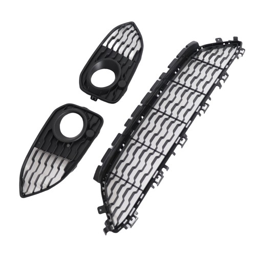 Front Lower Grille Fog Lamp Bezel Direct Replace Front Bumper Lower Grille Fog - Picture 15 of 22
