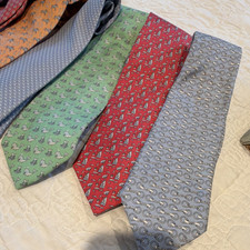 Vineyard Vines Men's Silk Ties Lot of 10 Multicolor Novelty Nautical Animal