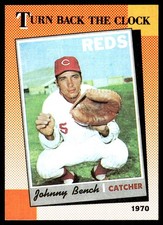 Johnny Bench 1990 Topps #664 Cincinnati Reds MLB READ FREE SHIPPING AutographDen