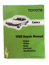1988 Toyota Camry All-trac 4wd Repair Manual Oem Factory Service Book Fsm