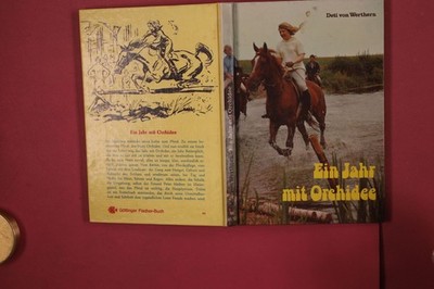 352680 Deti von Werthern EIN JAHR MIT ORCHIDEE Göttinger Fischer-Buch HC
